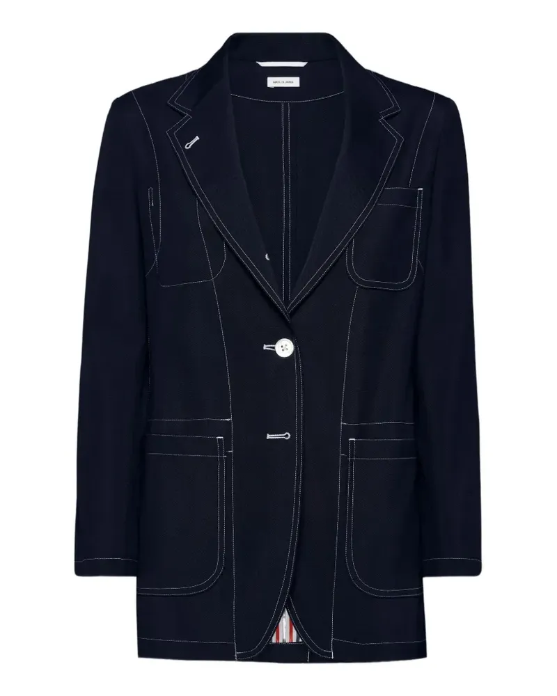 Thom Browne School Uniform Jacke - 415 NAVY 415