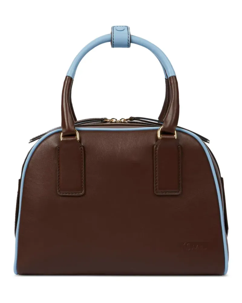 Paul Smith piped top handle satchel - Braun Braun