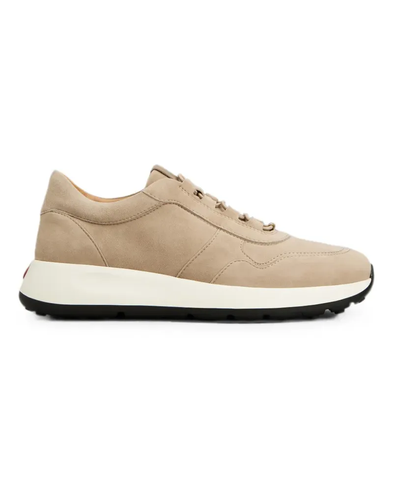 TOD'S Red Dot Sneakers aus Veloursleder - Nude Nude