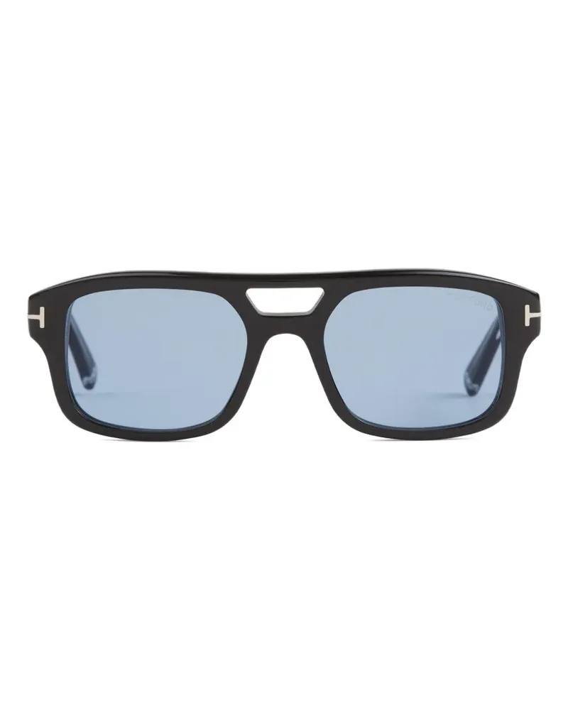 Tom Ford rectangle-frame sunglasses - Schwarz Schwarz