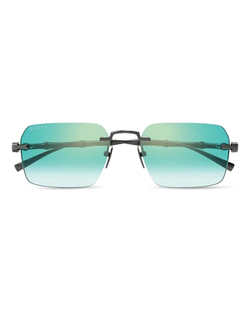 Gucci Rahmenlose Sonnenbrille - Grau Grau