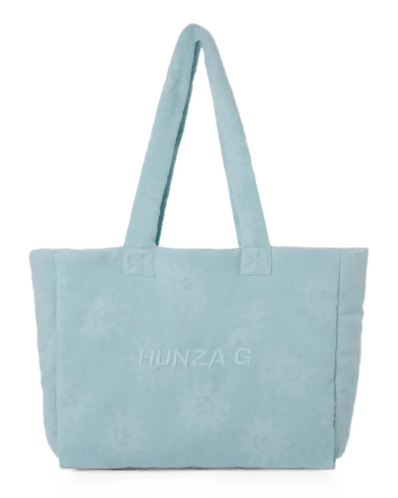 Hunza G Sunny beach bag - Blau Blau