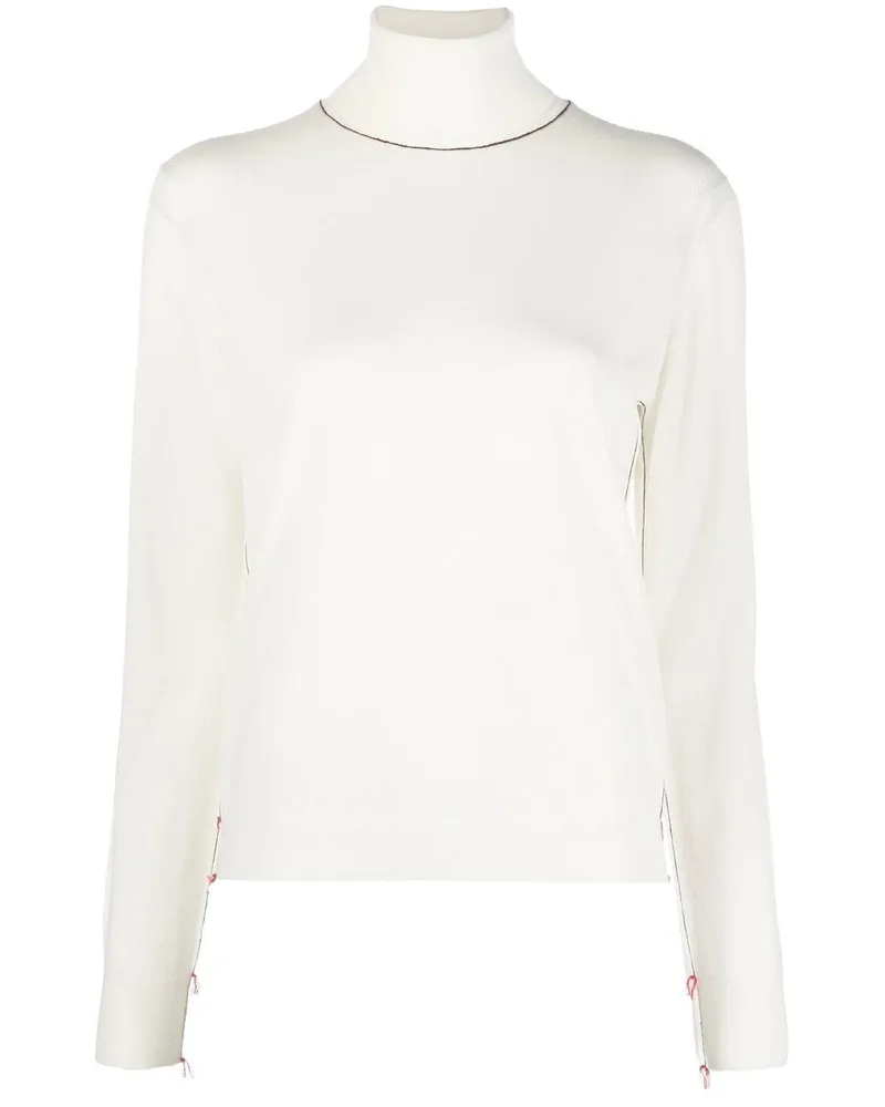 Maison Margiela Work-In-Progress Pullover mit Rollkragen - Nude Nude
