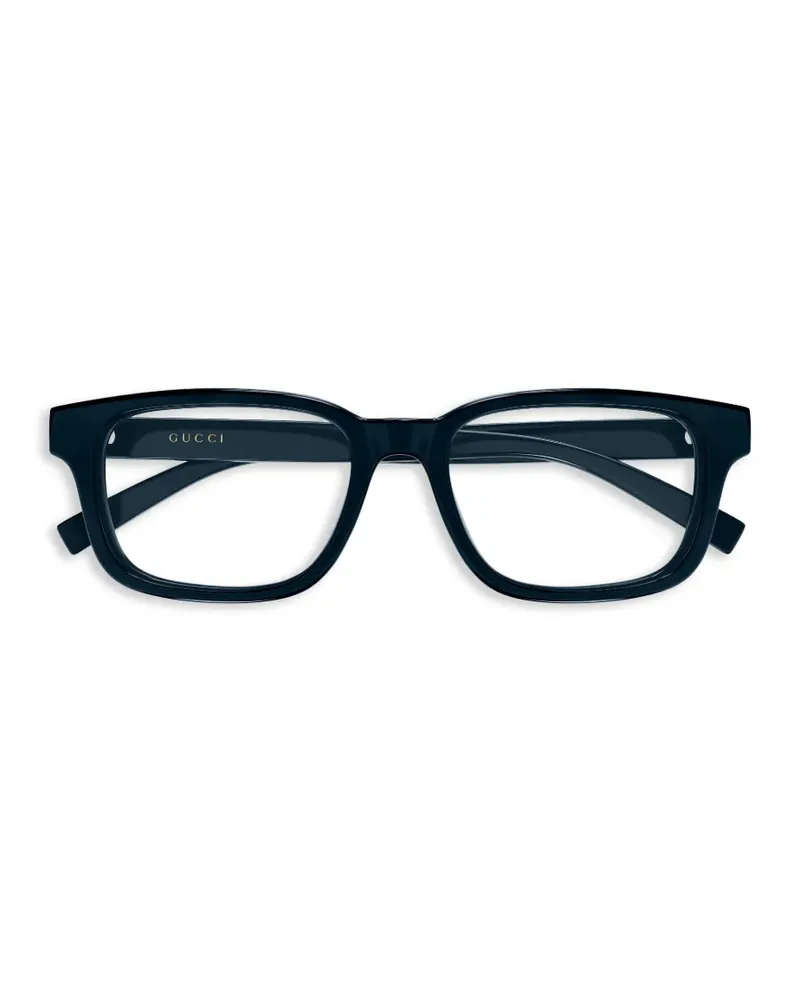 Gucci Brille mit eckigem Gestell - Schwarz Schwarz