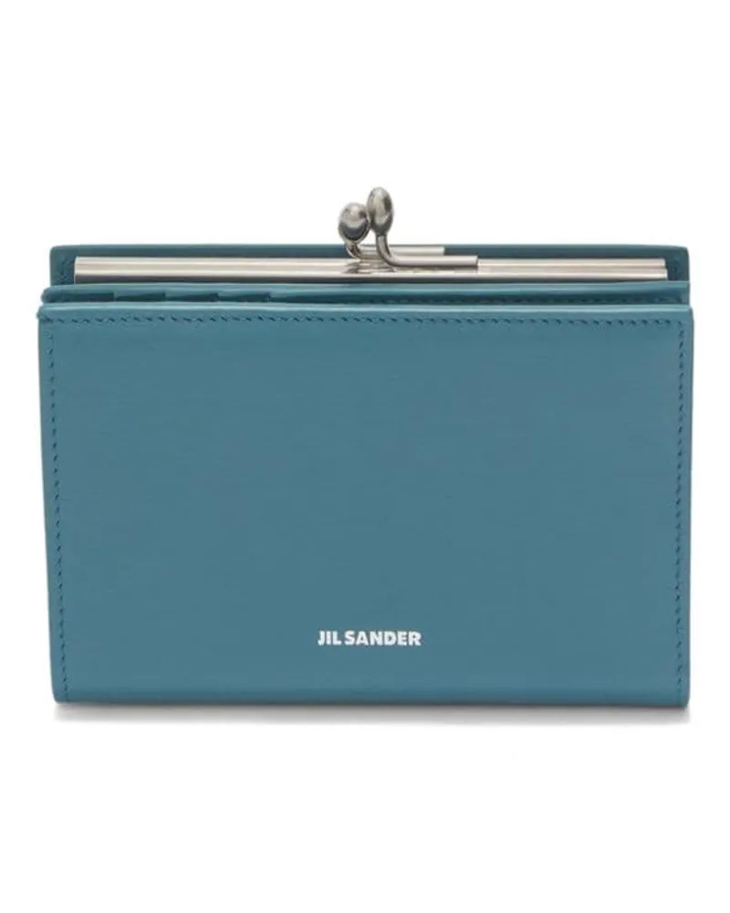 Jil Sander Kleines Portemonnaie Blau