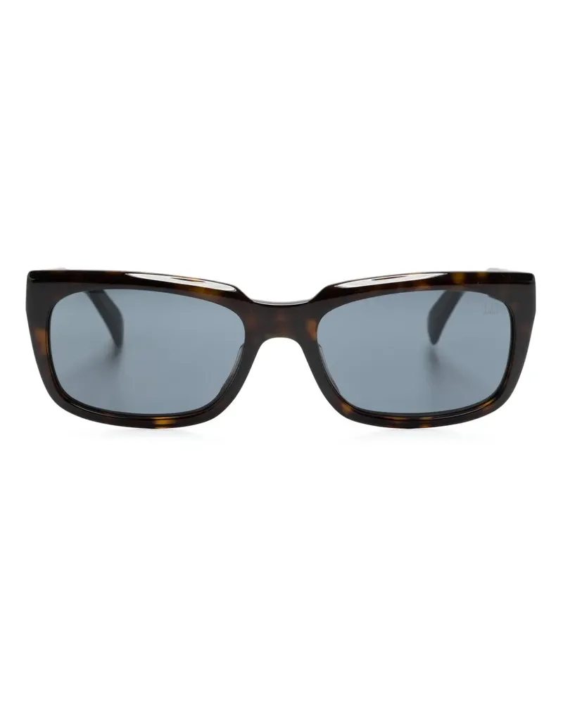 Dunhill Sonnenbrille mit eckigem Gestell - Braun Braun