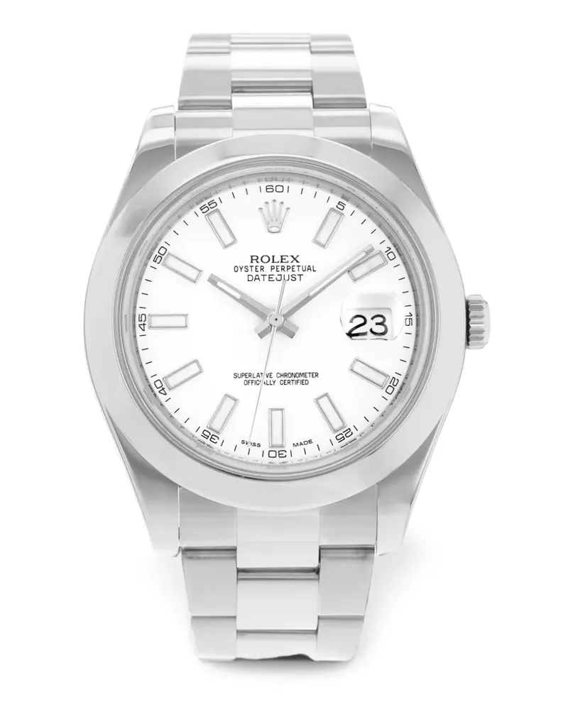 Rolex Datejust II Armbanduhr 41mm - Weiß Weiß