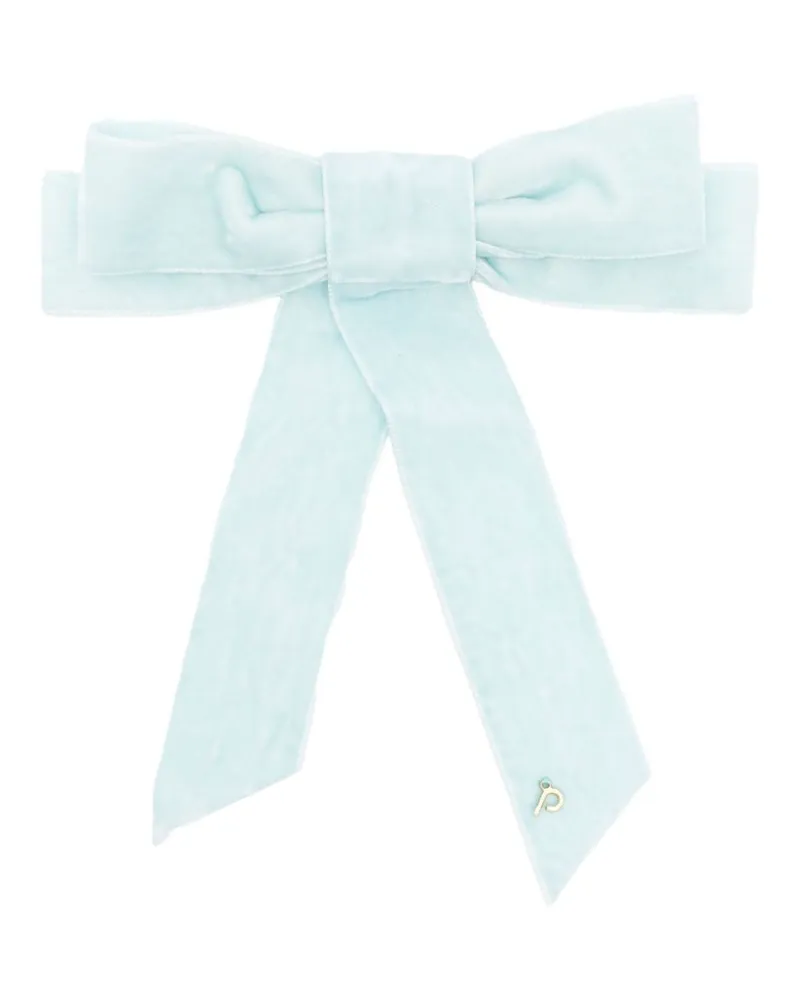 Parlor Haarspange aus Samt - Blau Blau