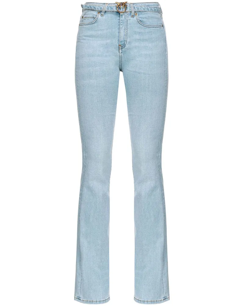 Pinko Love Birds Skinny-Jeans Blau