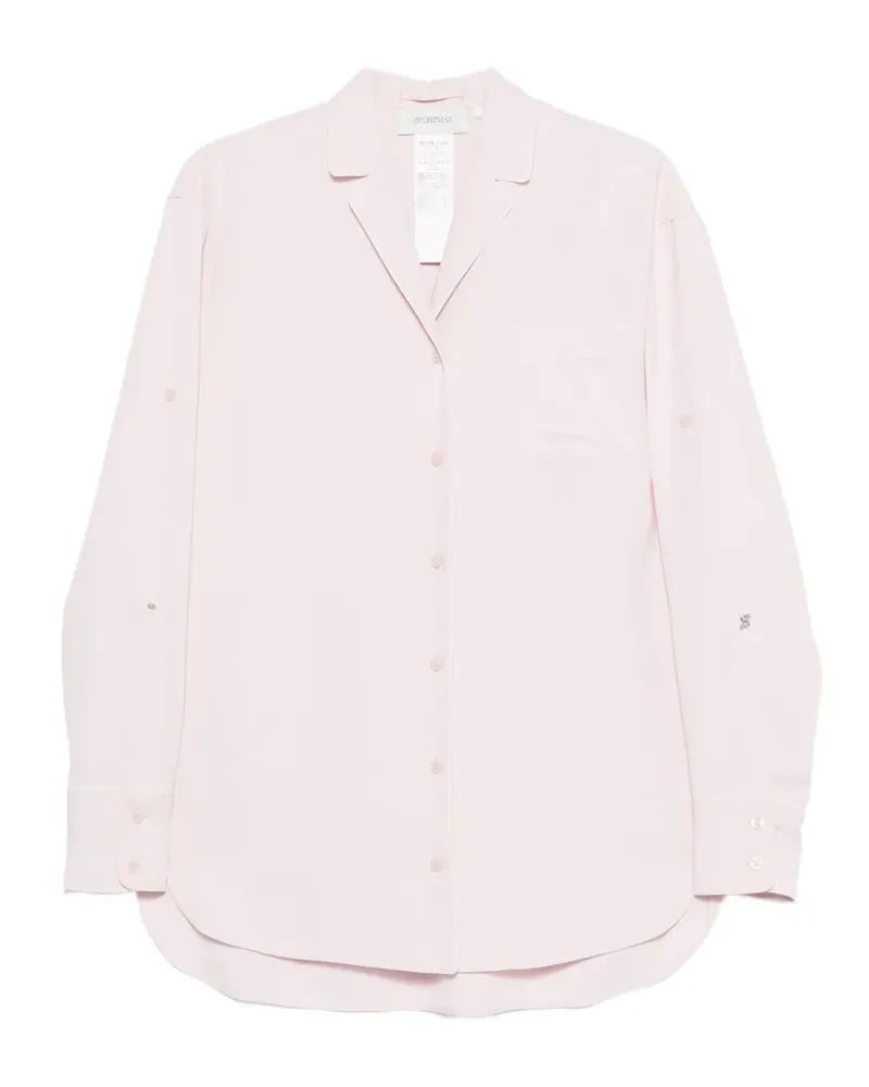SPORTMAX Cocco Hemd mit Brusttasche - Rosa Rosa