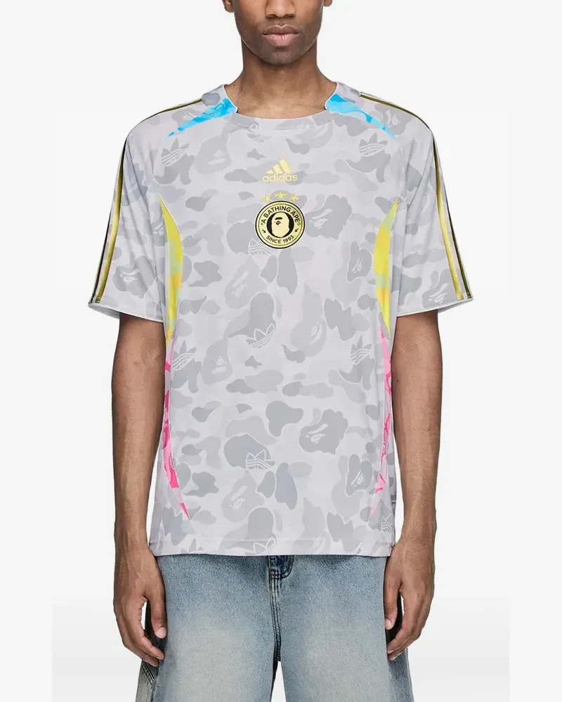 adidas x A Bathing Ape Teamgeist T-shirt - Grau Grau