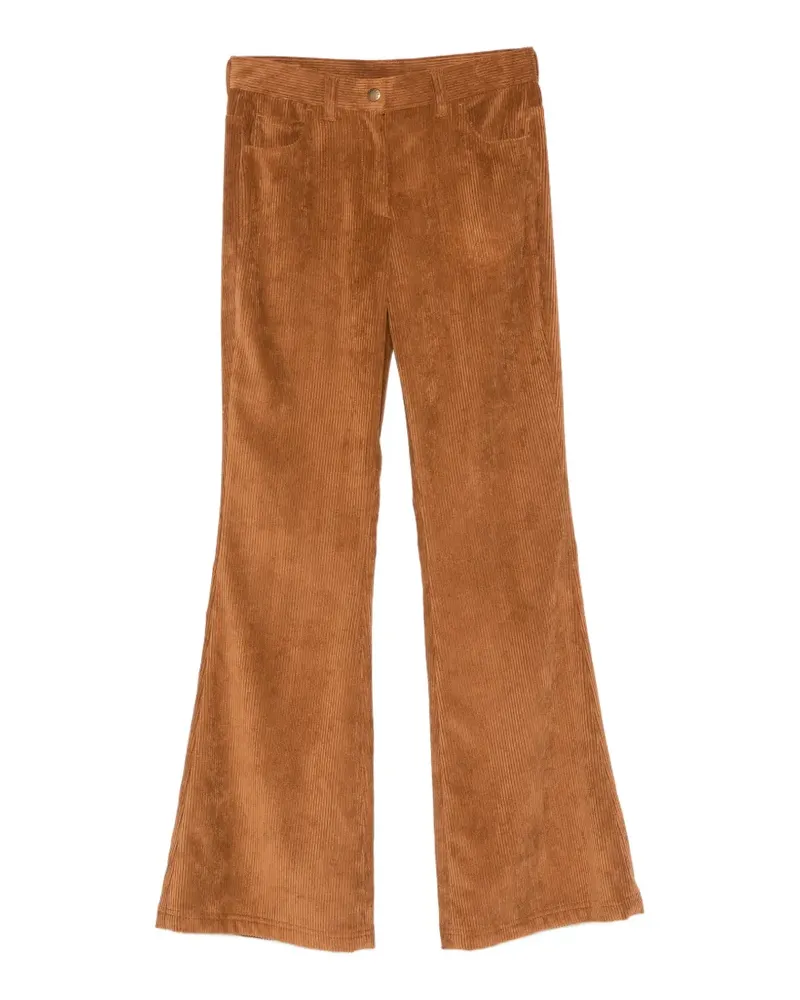 Moncler corduroy flared trousers - Braun Braun