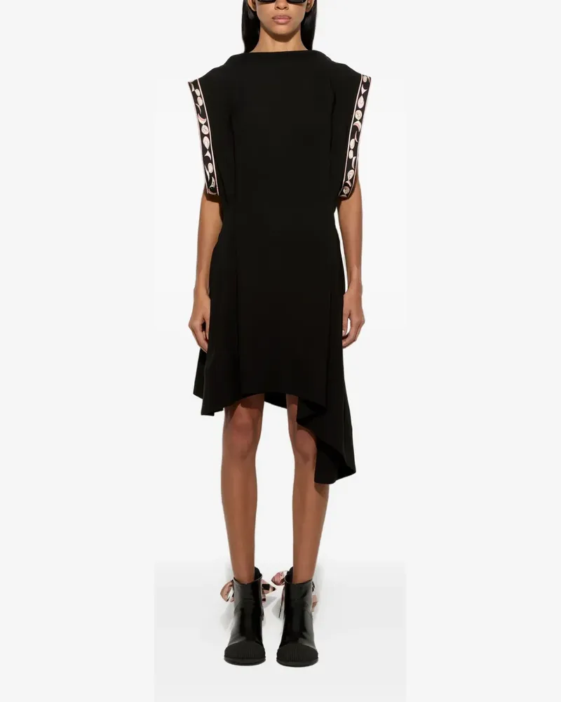 Emilio Pucci Asymmetrisches Kleid - Schwarz Schwarz