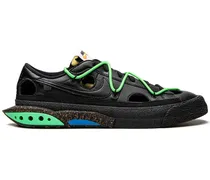 Nike x Off-White Blazer Low Black/Electro Green Sneakers Schwarz
