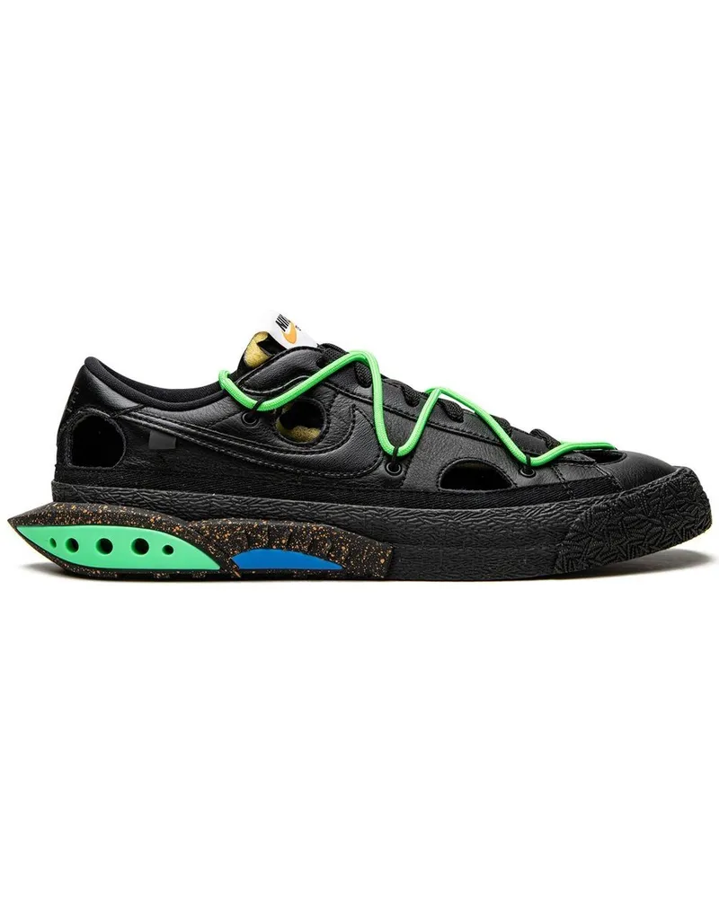 Nike x Off-White Blazer Low Black/Electro Green Sneakers - Schwarz Schwarz