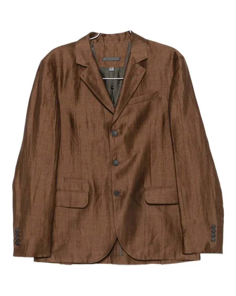 John Varvatos single-breasted blazer - Braun Braun
