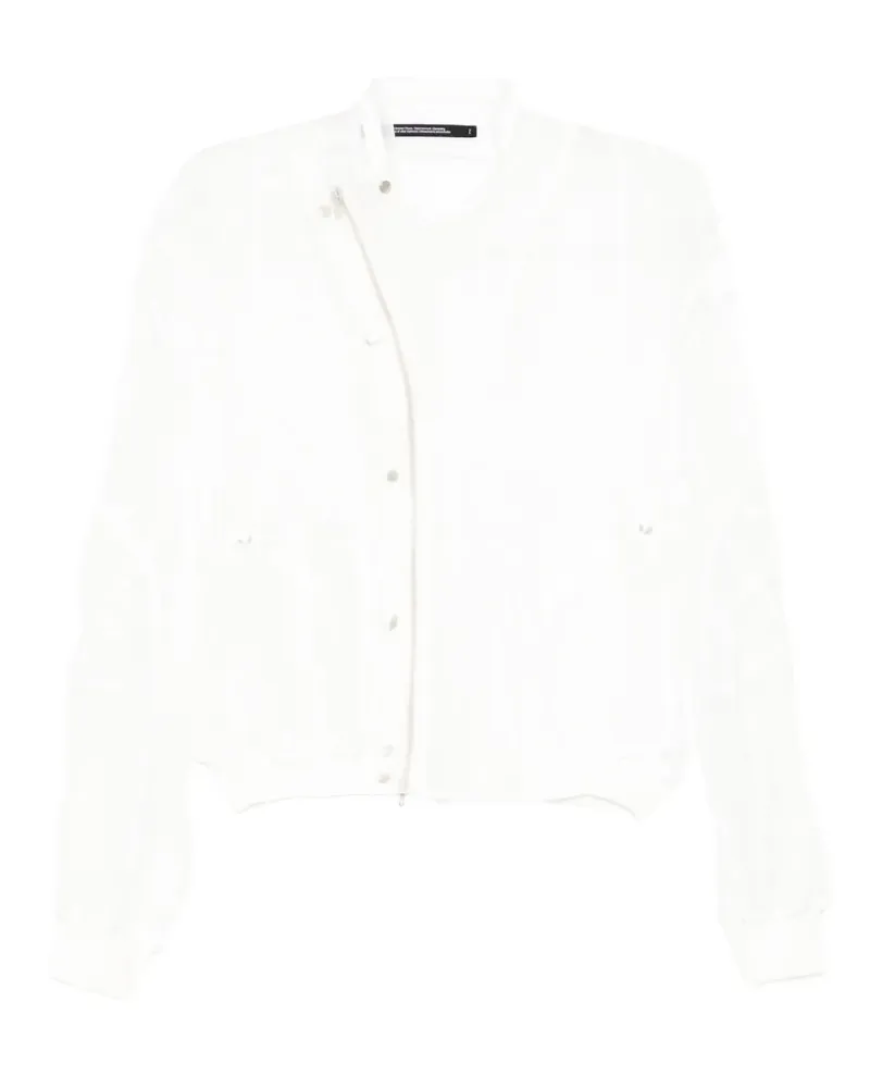 Julius sheer panelled jacket - Weiß Weiß