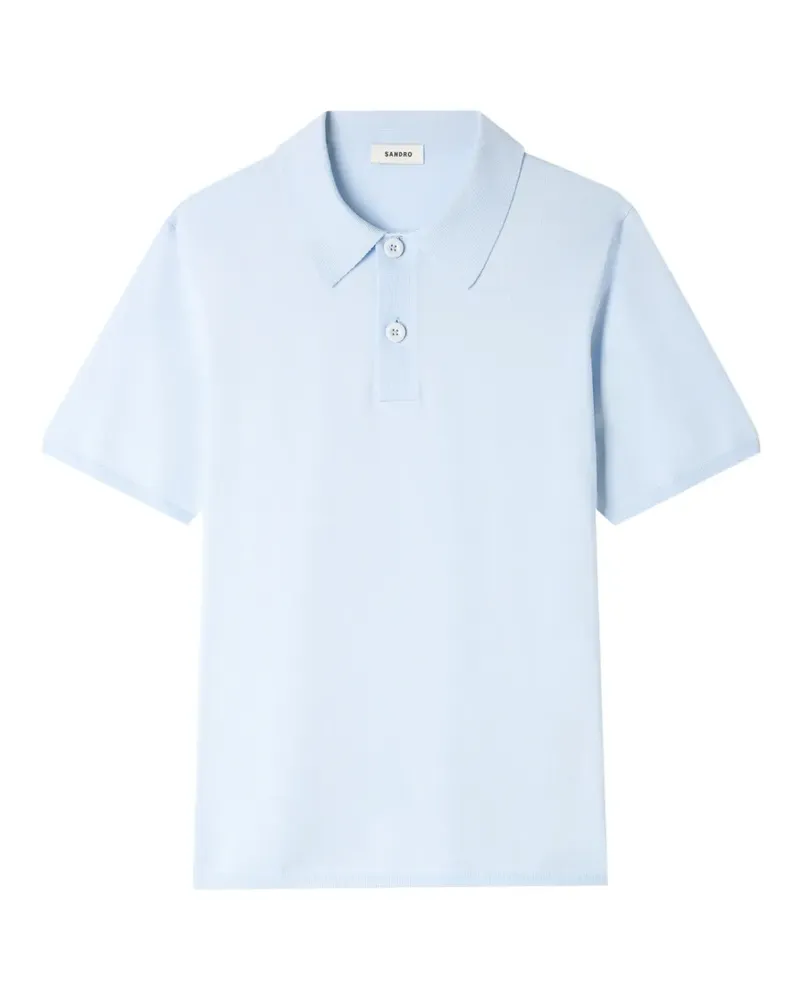 Sandro short-sleeve polo shirt - Blau Blau