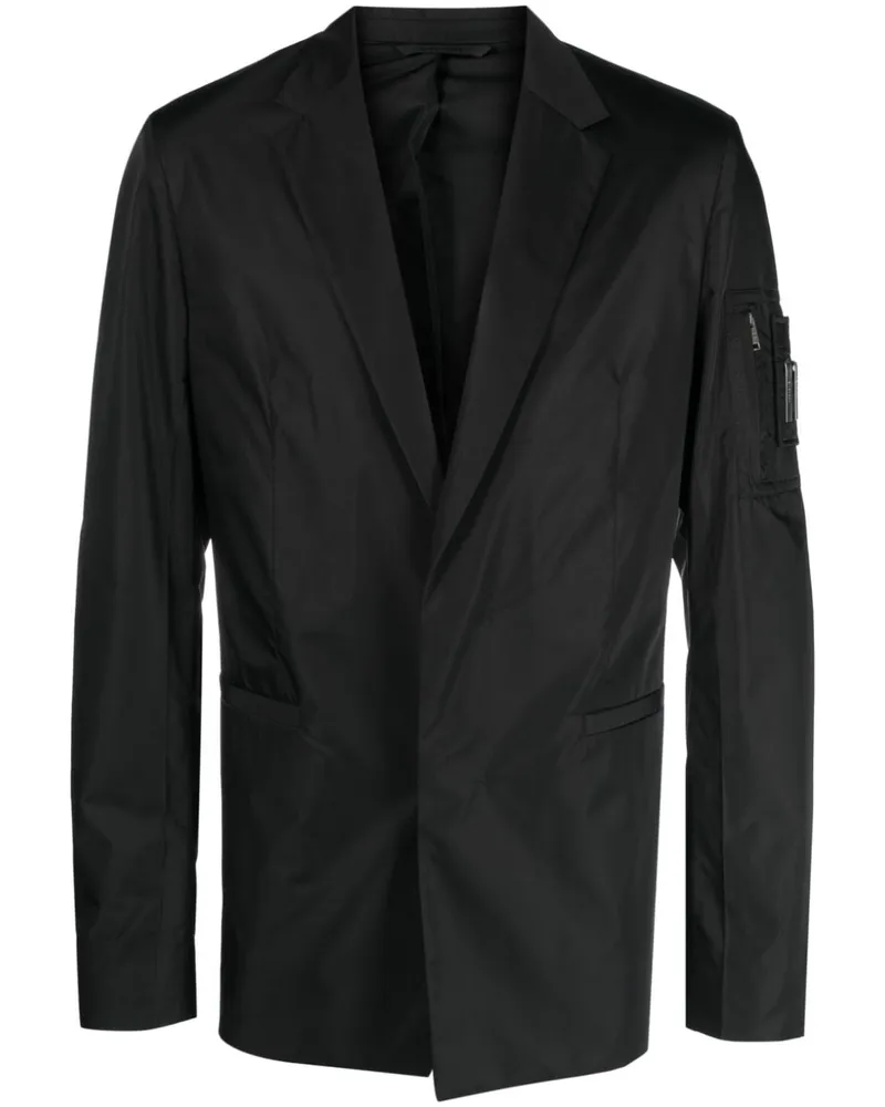 Givenchy Sakko mit Reißverschlusstasche - Schwarz Schwarz