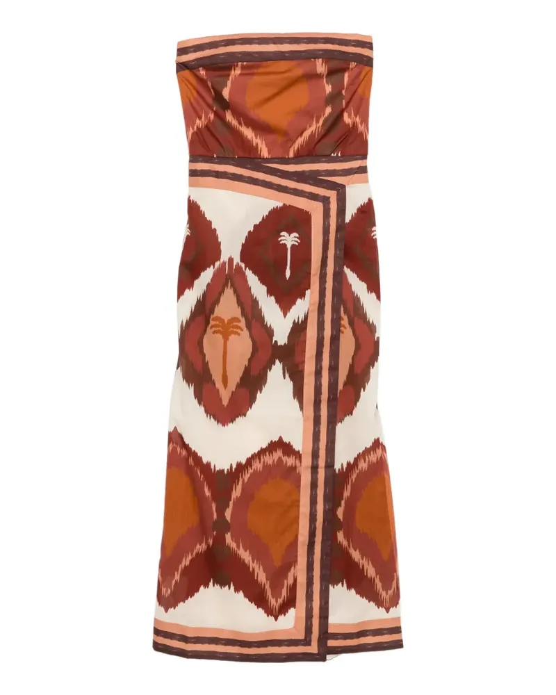 Johanna Ortiz strapless midi dress - Nude Nude