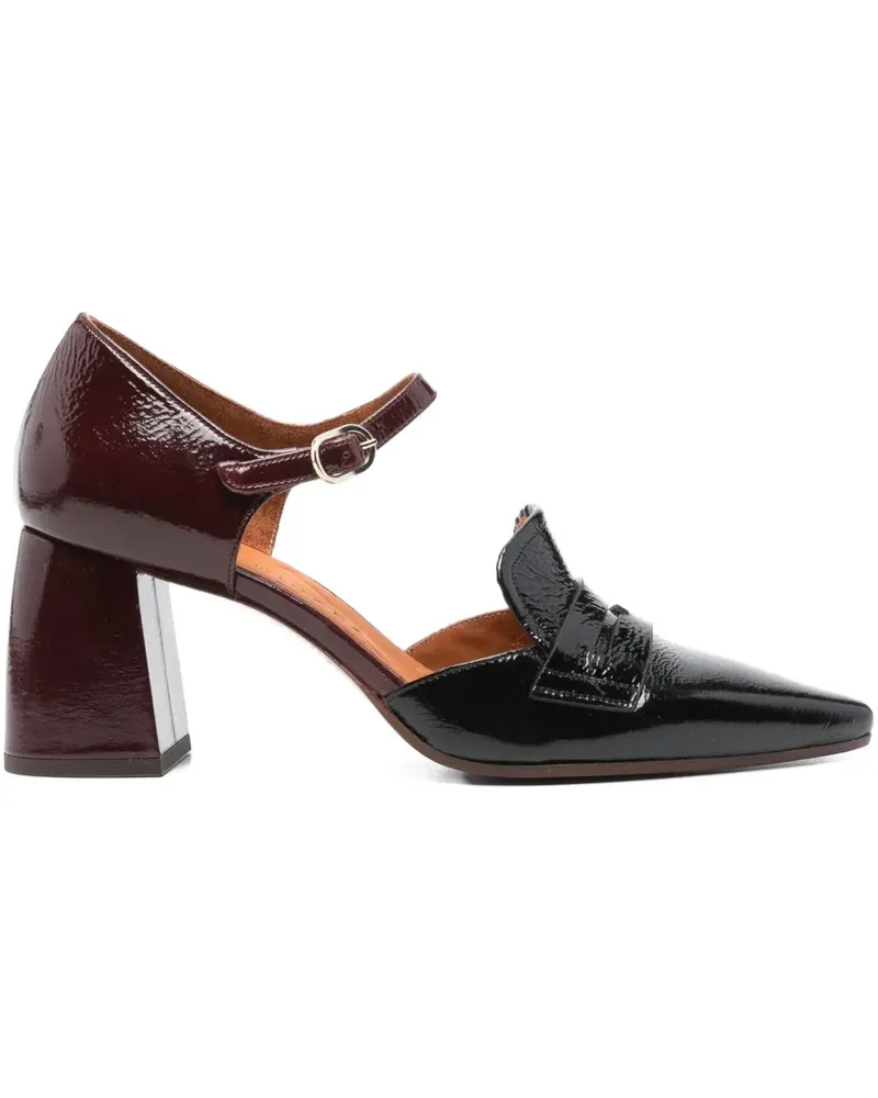 Chie Mihara Alinea Pumps mit Blockabsatz 70mm - Schwarz Schwarz