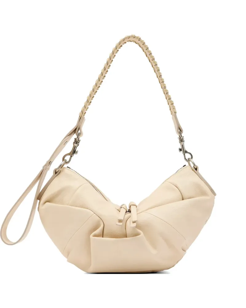 Vivienne Westwood Agnes Orb braided shoulder bag - Nude Nude