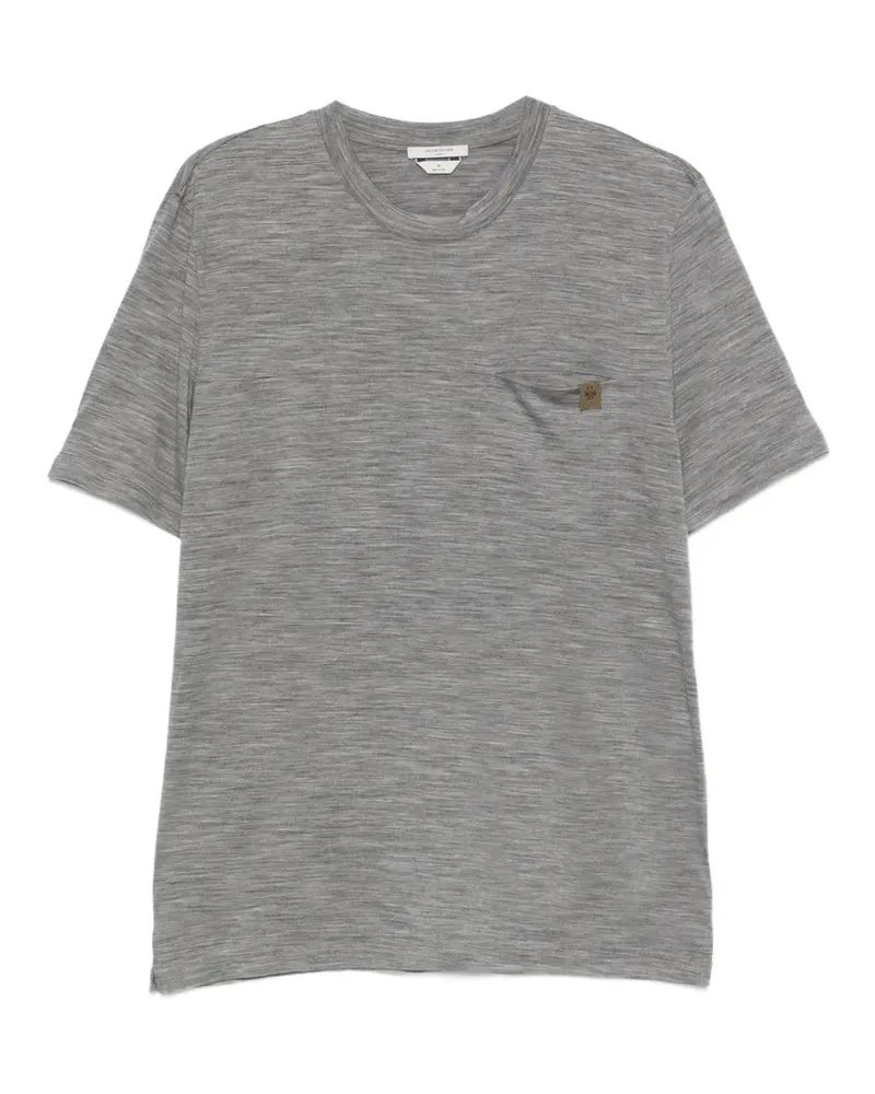 Jacob Cohën T-Shirt mit Brusttasche - Grau Grau