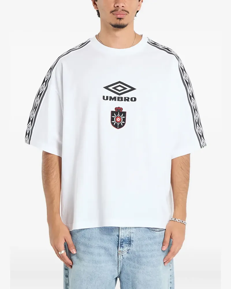 Umbro logo-tape T-shirt - Weiß Weiß