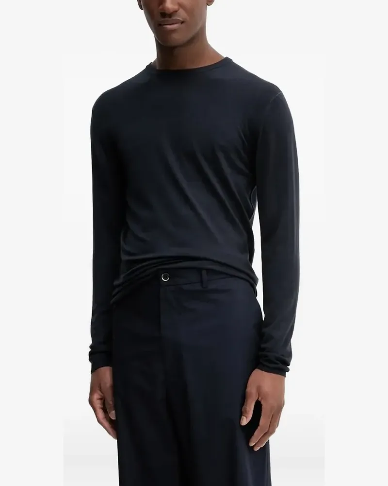 BARENA Pullover mit Rundhalsausschnitt - Blau Blau