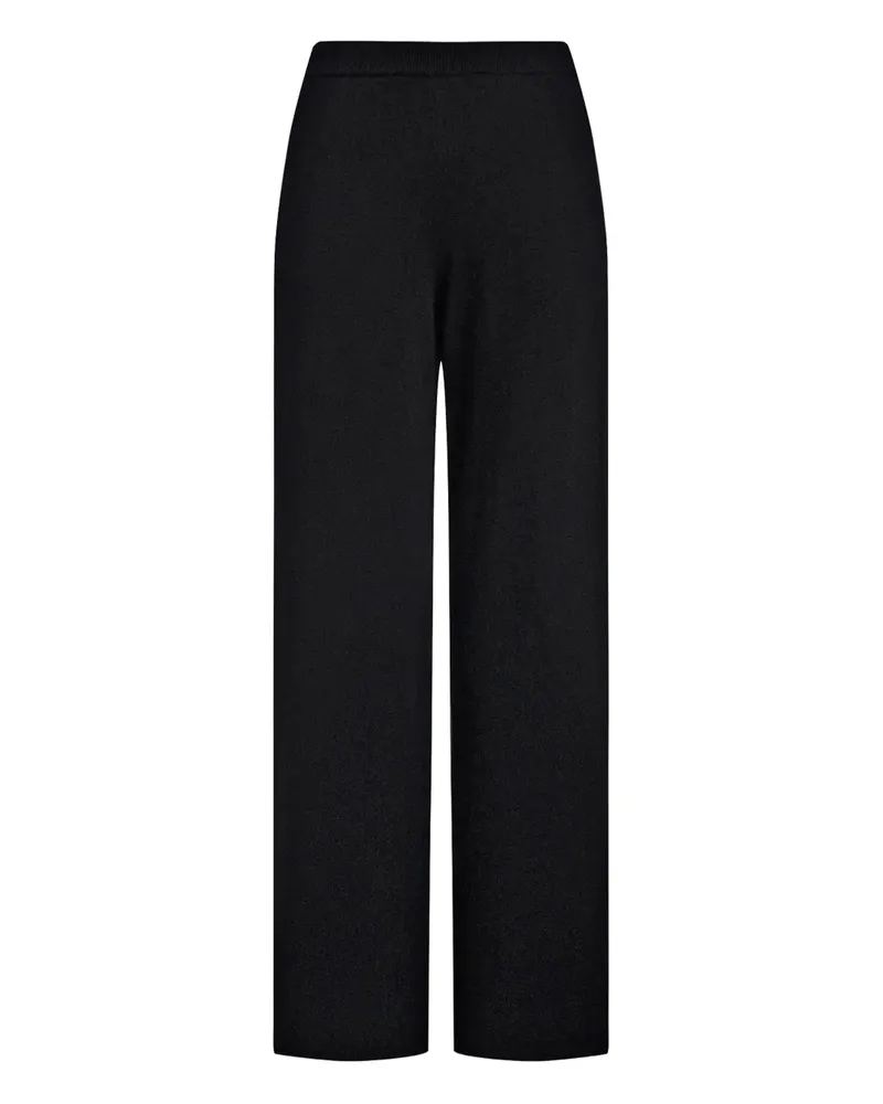 12 STOREEZ Gestrickte Hose - Schwarz Schwarz