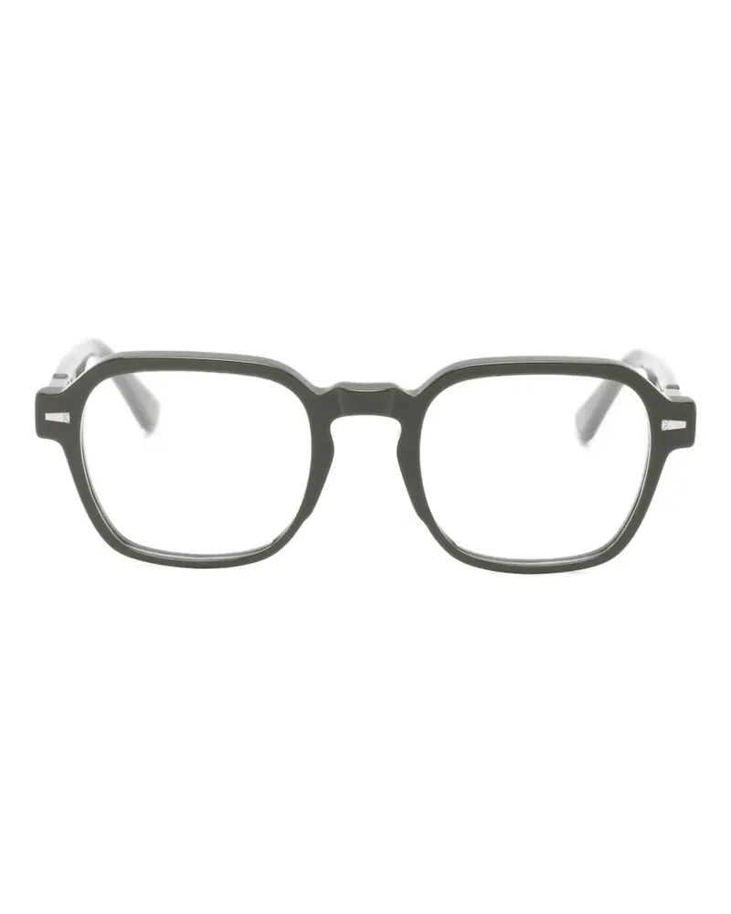 Kyme Ridge geometric-frame glasses - Grün Grün