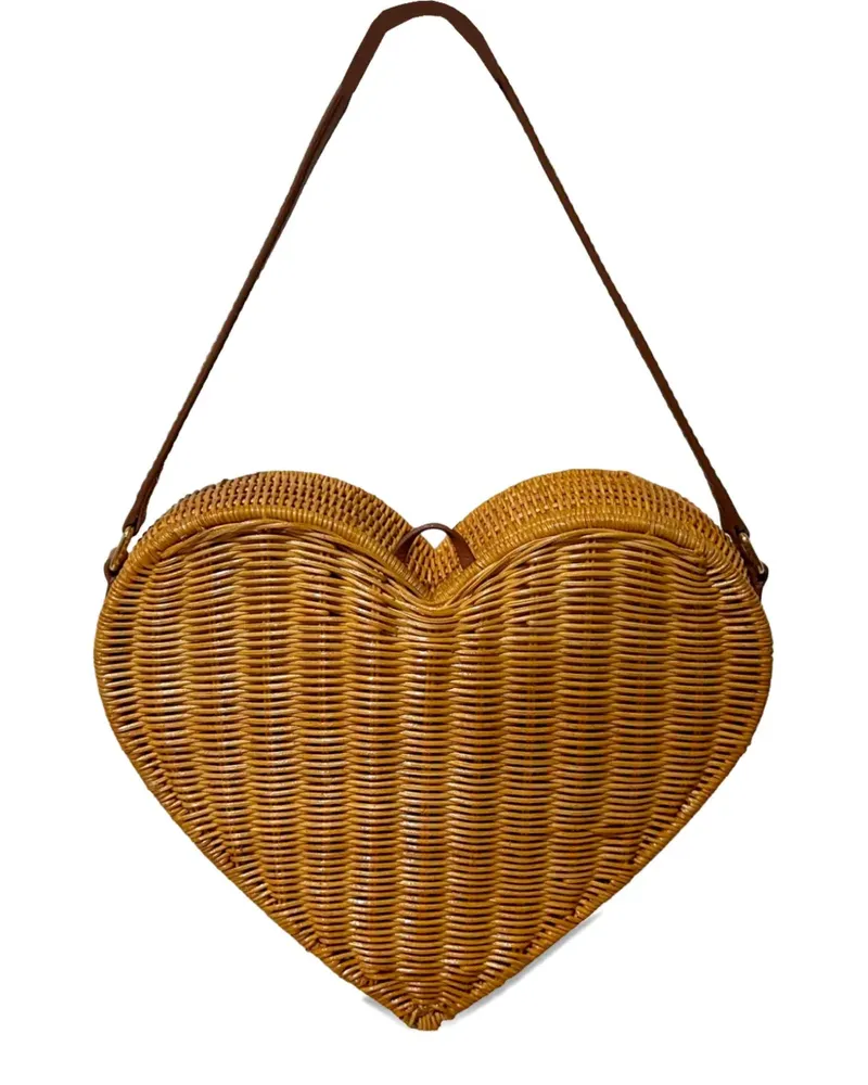 Serpui Pulsating Heart shoulder bag - Nude Nude