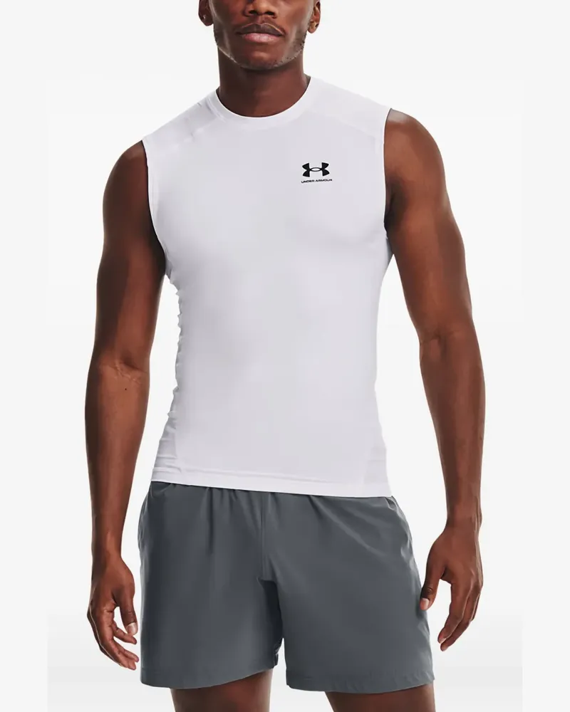 Under Armour Weste mit Logo-Print - Weiß Weiß