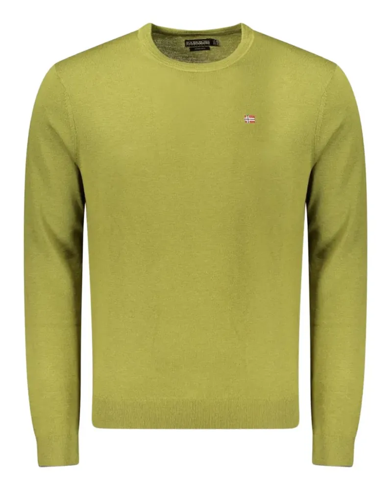 Napapijri Damavand Pullover mit Logo-Stickerei - Grün Grün