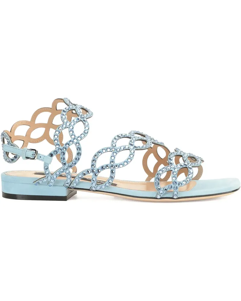 Sergio Rossi Sandalen aus Leder - Blau Blau