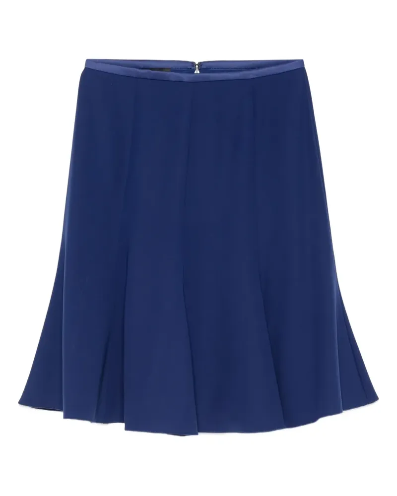 Emporio Armani Ausgestellter Minirock - Blau Blau