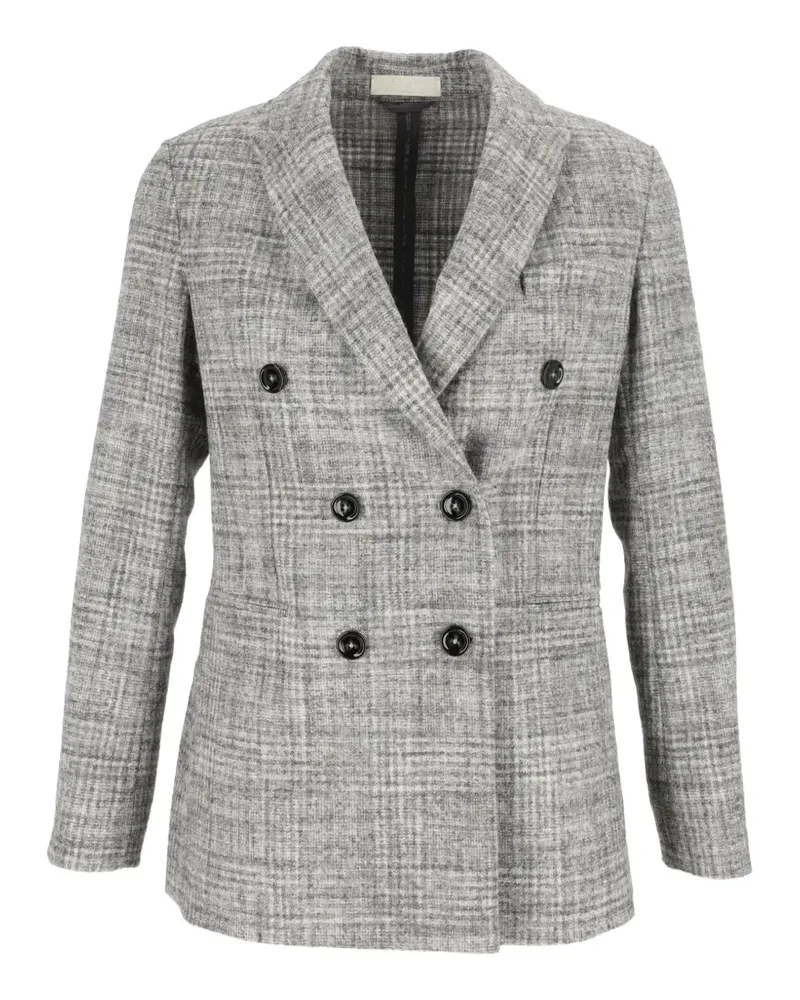 CIRCOLO 1901 double-breasted checked jacket - Grau Grau
