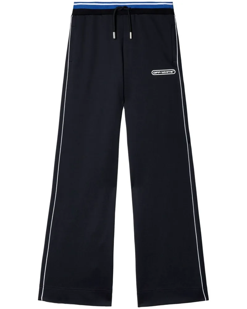 OFF-WHITE Gerade Jogginghose mit Print - Schwarz Schwarz