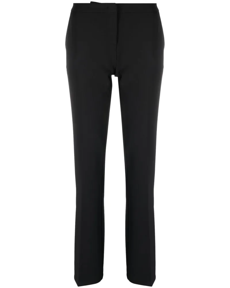 Pinko Ausgestellte Hose mit Falten - Schwarz Schwarz