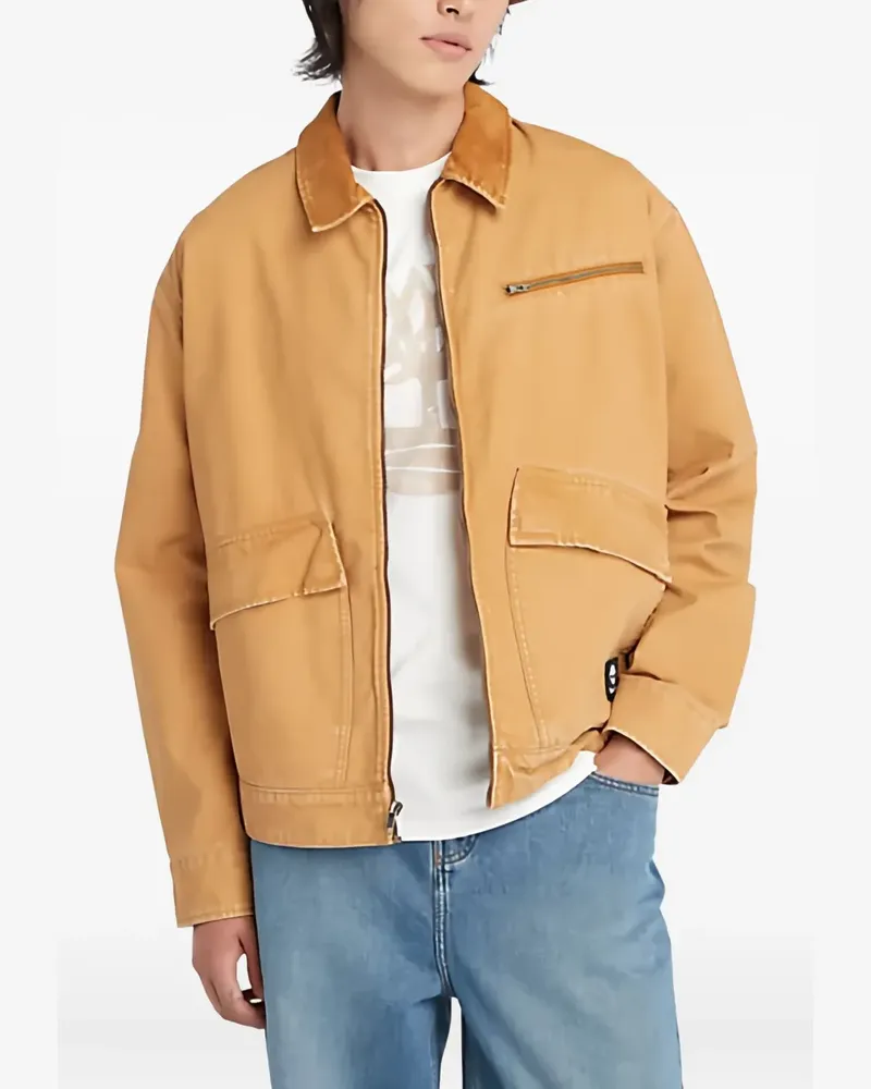 Timberland Ellenbogen-Jacke mit aufgesetzten Taschen - Braun Braun