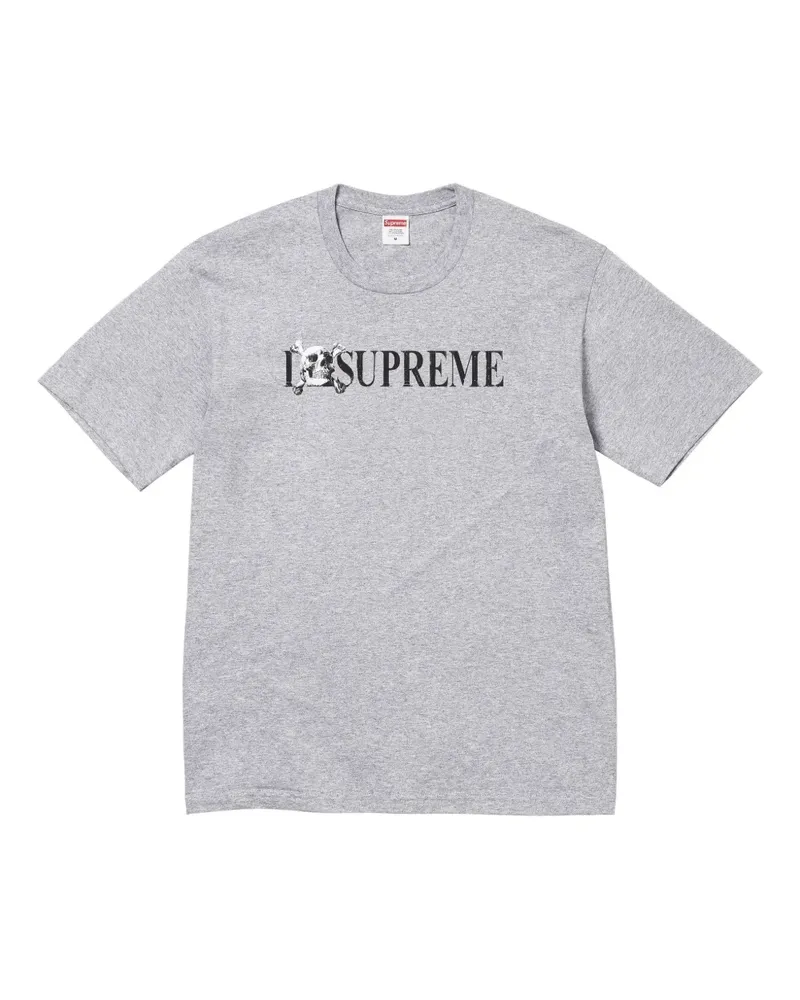 Supreme Being T-Shirt mit Logo-Print - Grau Grau