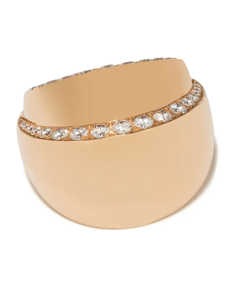 De Grisogono 18kt Rotgoldring mit Diamanten - Rosa Rosa