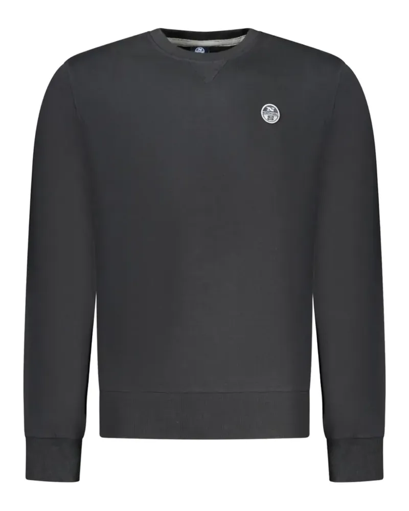 North Sails logo-patch sweater - Schwarz Schwarz