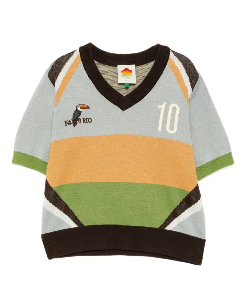 FARM Rio Toucan Strickoberteil - Blau Blau