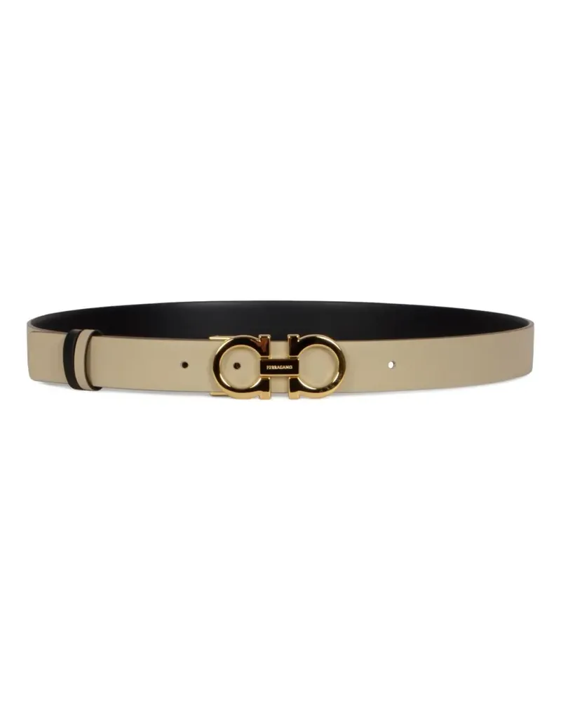 Ferragamo logo buckle belt - Nude Nude