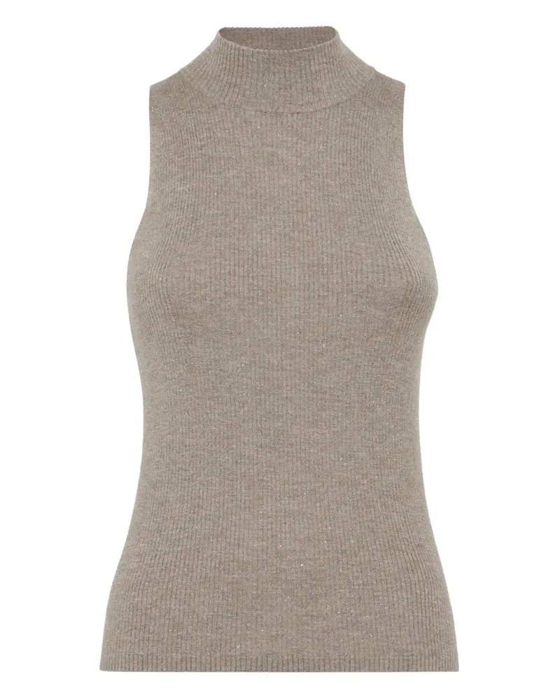 Brunello Cucinelli Gestricktes Oberteil - Braun Braun