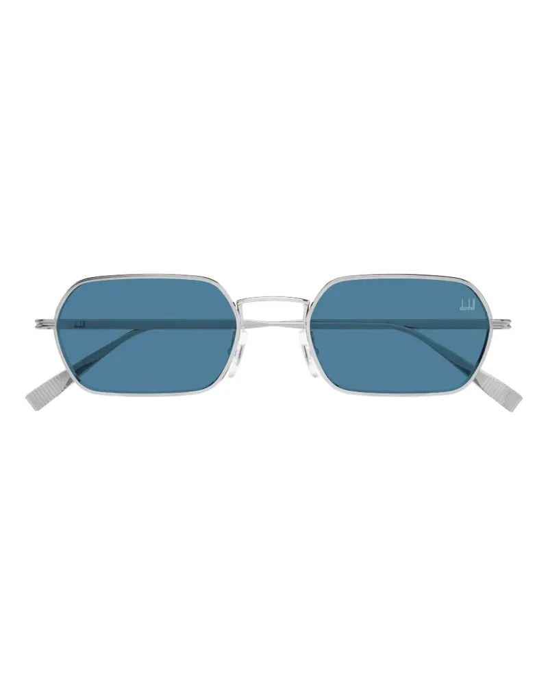 Dunhill geometric-frame sunglasses - Silber Silber