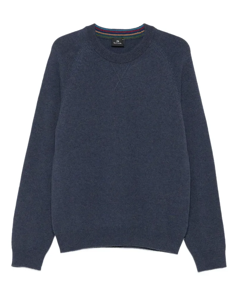 Paul Smith Klassischer Merinopullover - Blau Blau