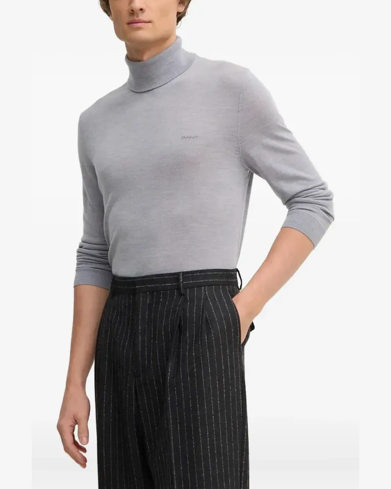 Gant Pullover mit Rollkragen - Grau Grau