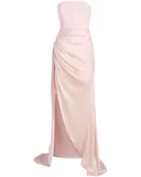 Cinq à Sept Drapiertes Rania Abendkleid Rosa